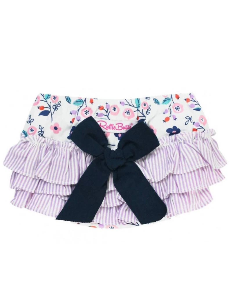 商品Rufflebutts|Swing Top And Diaper Cover Set For Baby Girls in Berry Sweet,价格¥348,第3张图片详细描述