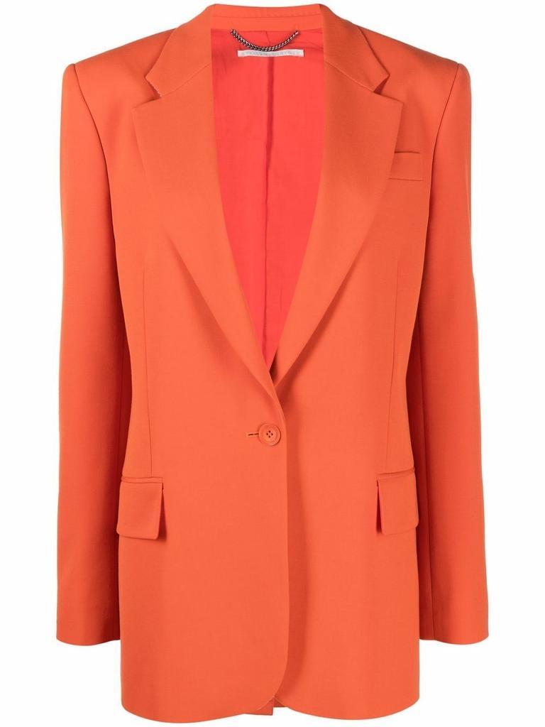 商品Stella McCartney|Stella Mccartney Women's  Brown Polyester Blazer,价格¥7270,第1张图片