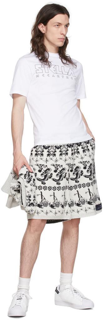 商品Stella McCartney|White Cotton T-Shirt,价格¥668,第6张图片详细描述