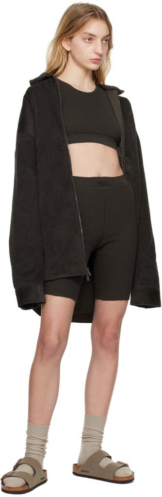 Gray Rib Shorts商品第4张图片规格展示