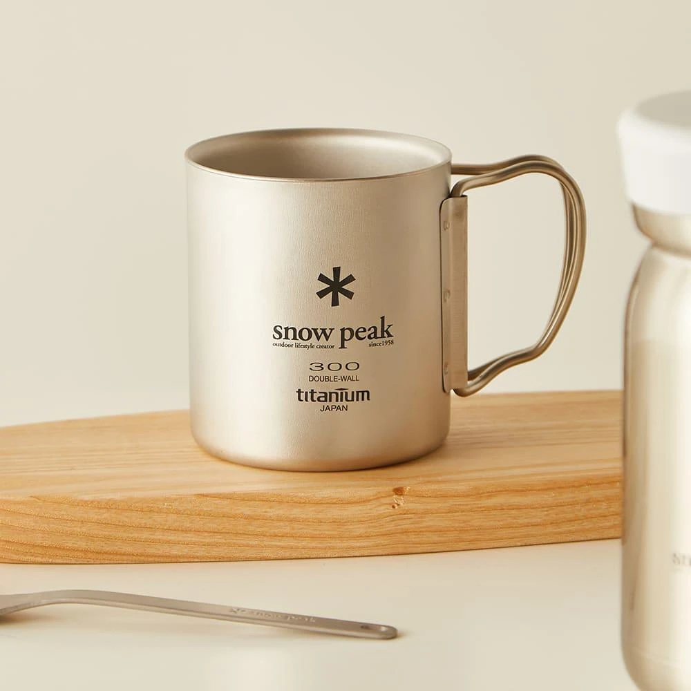 商品Snow Peak|Snow Peak Titanium Double Wall Cup - 300ml,价格¥288,第4张图片详细描述