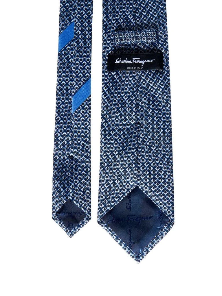 商品Salvatore Ferragamo|Ferragamo Monogram Printed Pointed Tip Tie,价格¥1692,第2张图片详细描述