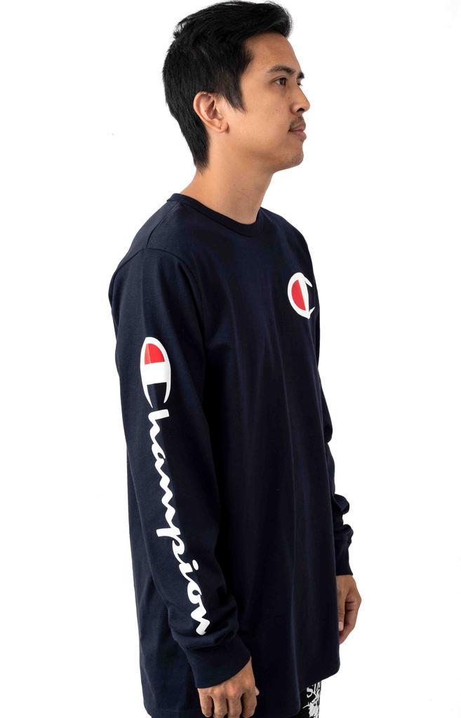 商品CHAMPION|Heritage Large C L/S Shirt - Navy,价格¥113,第4张图片详细描述