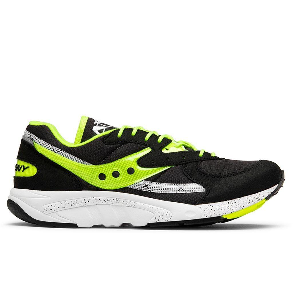 Saucony Aya - Black/Neon商品第1张图片规格展示