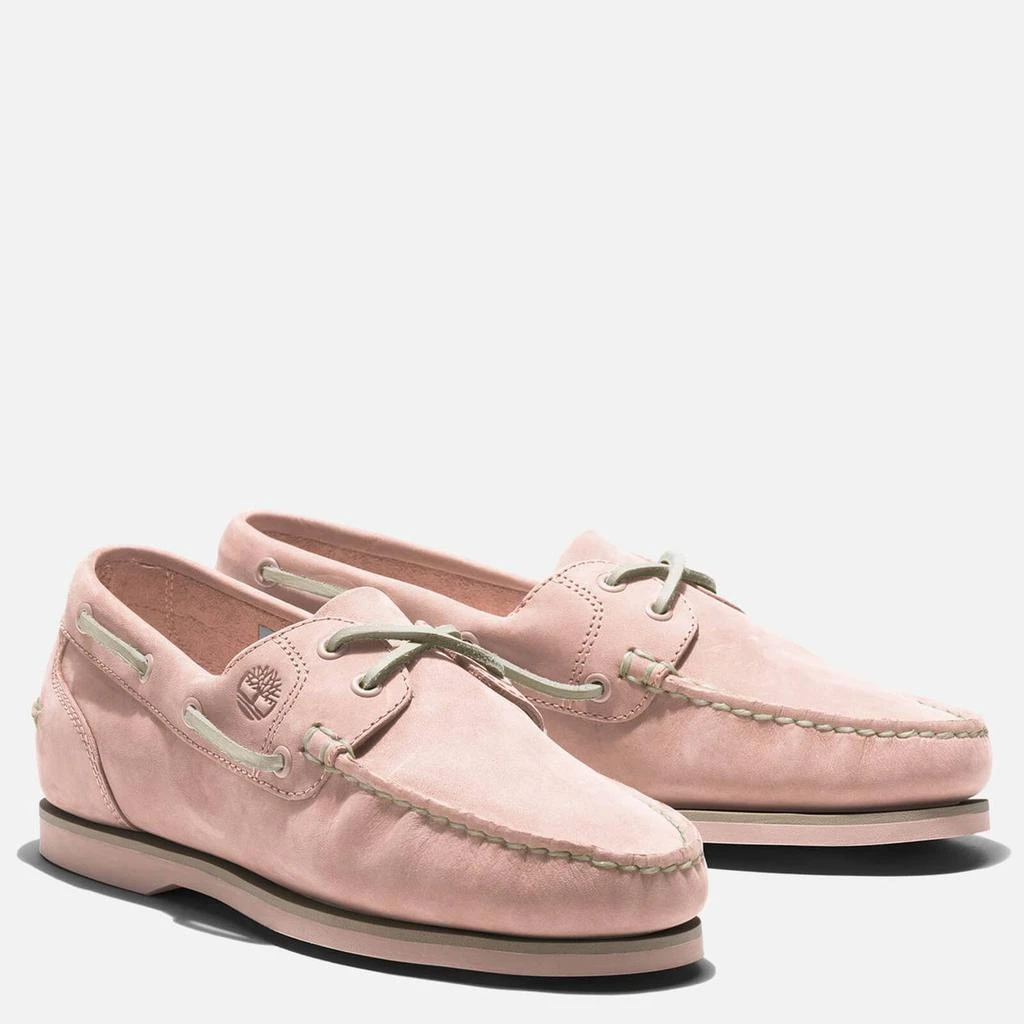 商品Timberland|Timberland Women's Classic Nubuck 2-Eye Boat Shoes - Light Pink,价格¥415,第2张图片详细描述