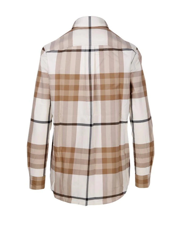 商品Burberry|Burberry Checked Long-Sleeved Shirt,价格¥3753,第2张图片详细描述