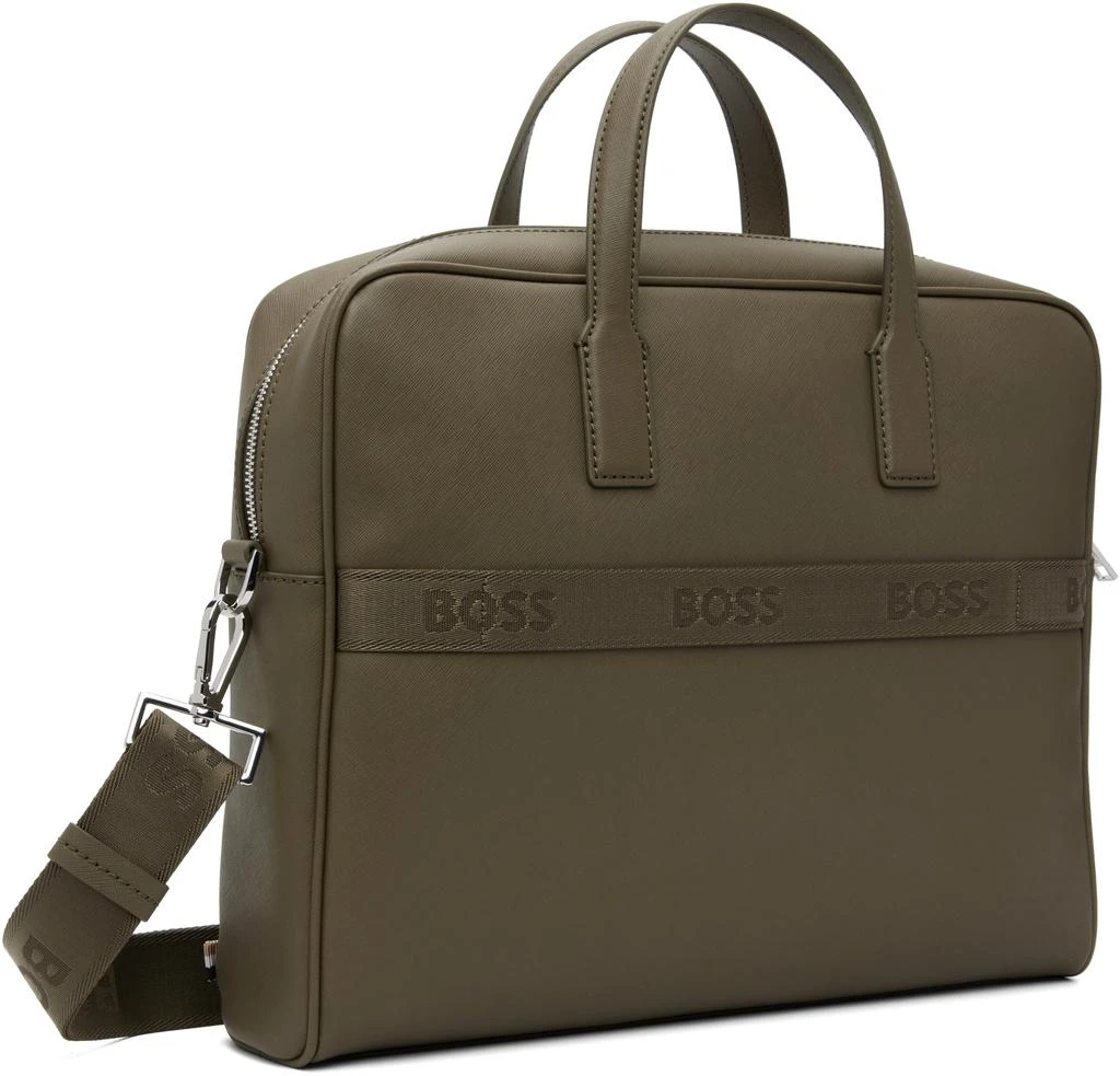 商品Hugo Boss|Green Logo Detail Document Briefcase,价格¥2520,第3张图片详细描述