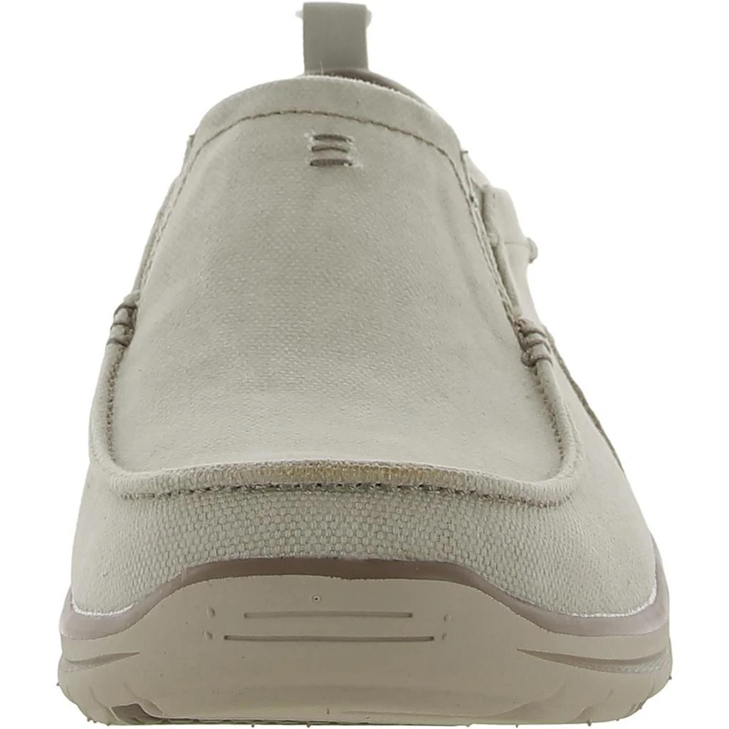 商品SKECHERS|Elected Drigo Mens Canvas Memory Foam Loafers,价格¥337,第3张图片详细描述