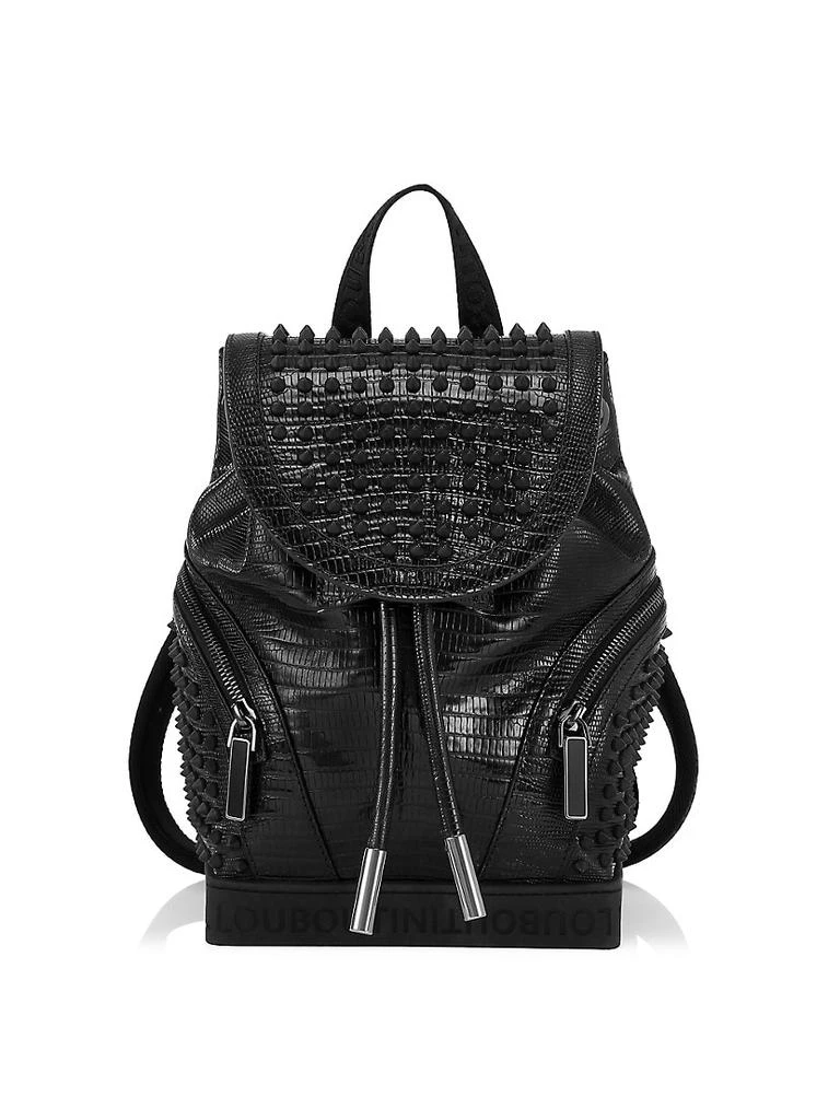 商品Christian Louboutin|Explorafunk Croc Embossed Backpack,价格¥14908,第1张图片