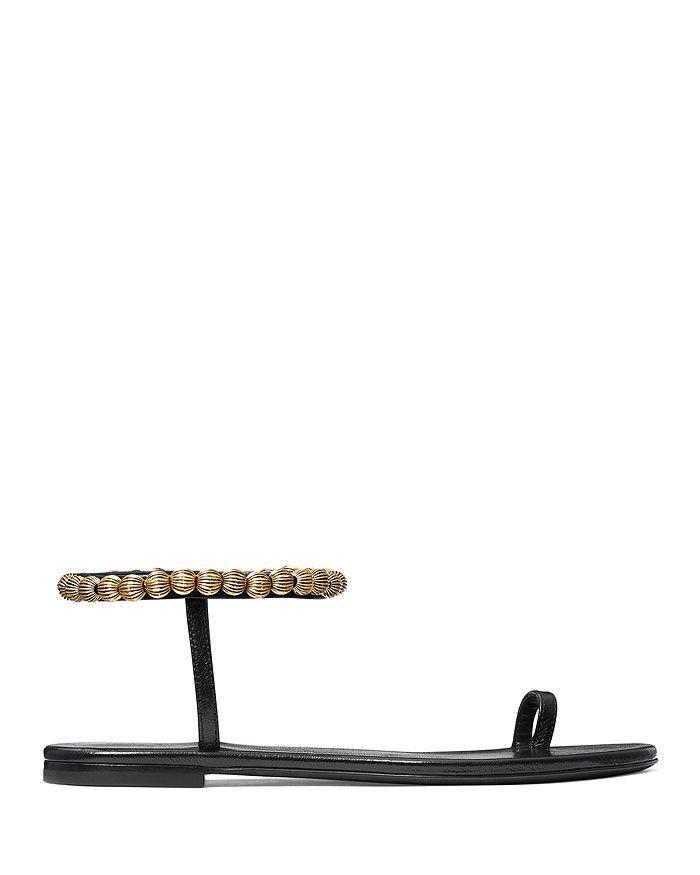 商品Tory Burch|Women's Capri Beaded Ankle Strap Sandals,价格¥1307,第4张图片详细描述