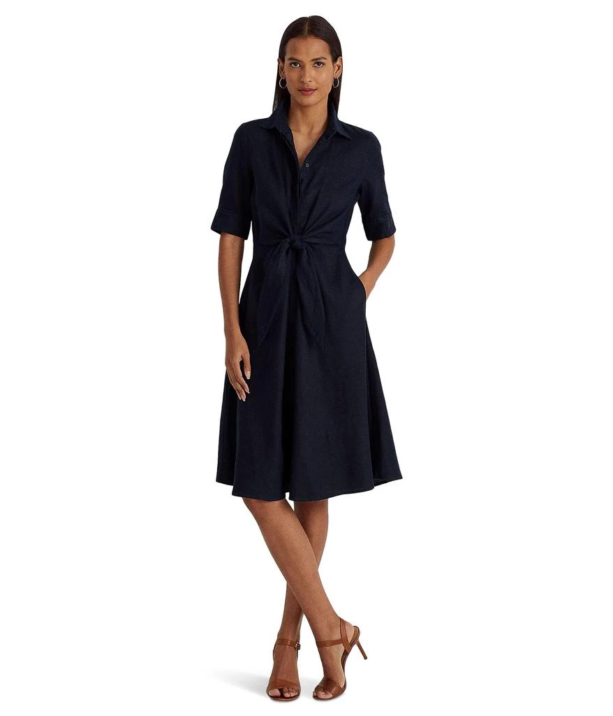商品Ralph Lauren|Linen Shirtdress,价格¥1114,第1张图片