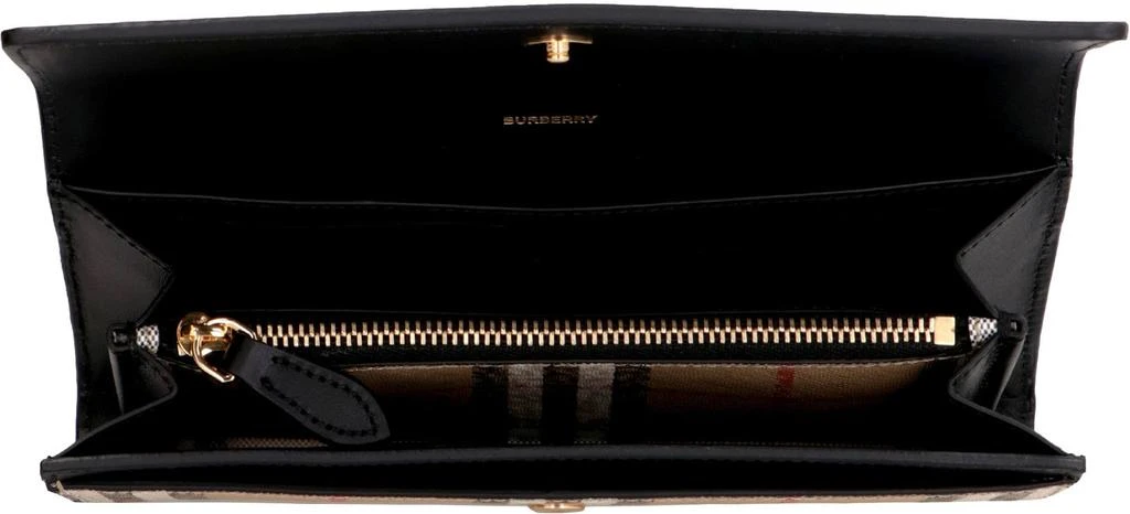 商品Burberry|Burberry Vintage Check Pattern Continental Wallet,价格¥3669,第3张图片详细描述