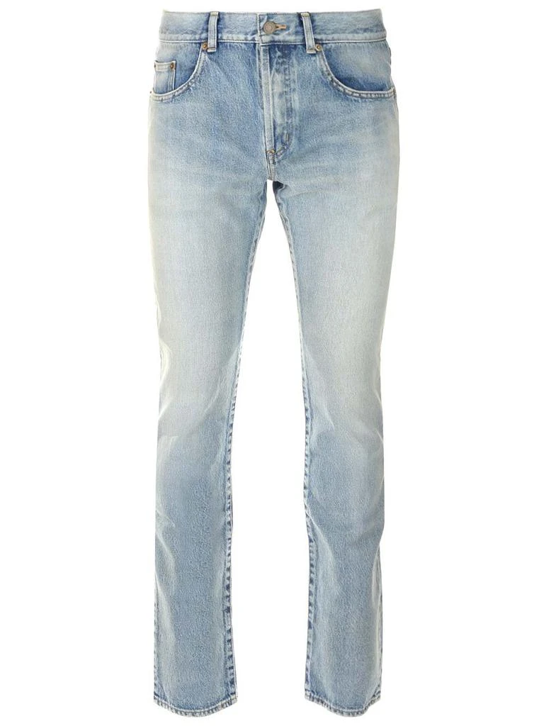 商品Yves Saint Laurent|Saint Laurent Button Detailed Straight Leg Jeans,价格¥2393-¥3391,第1张图片