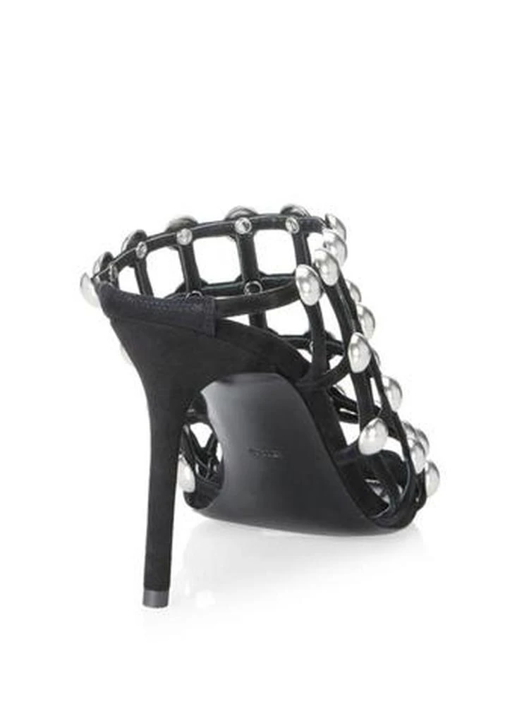 商品Alexander Wang|Sadie Studded Slip-On Suede Sandals,价格¥4894,第2张图片详细描述