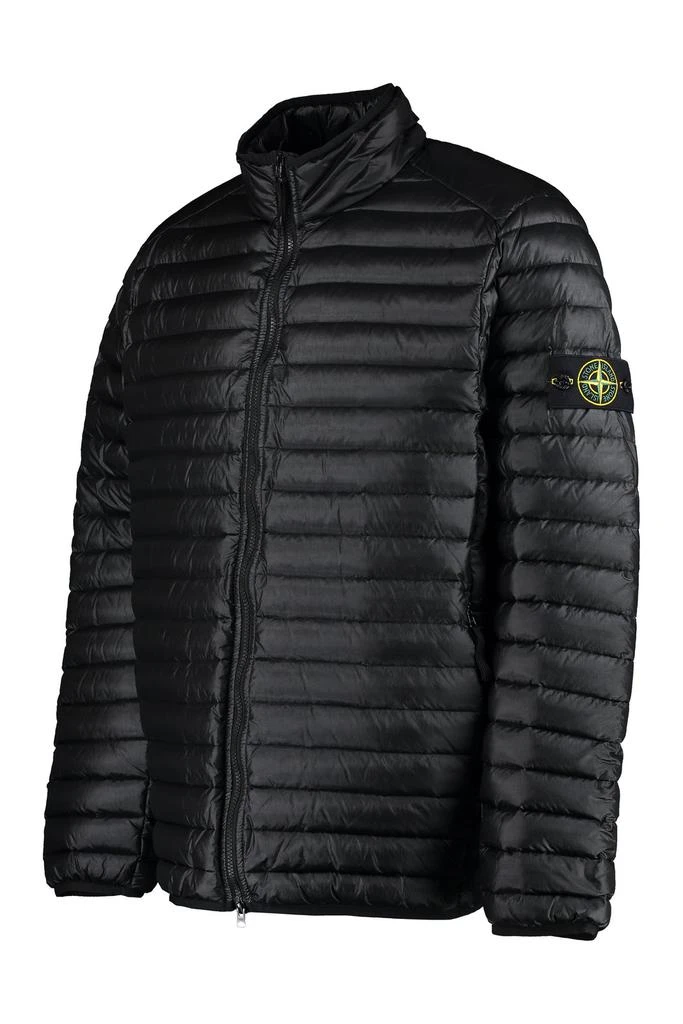 商品Stone Island|Stone Island Logo Patch Zip-Up Padded Jacket,价格¥4712,第3张图片详细描述