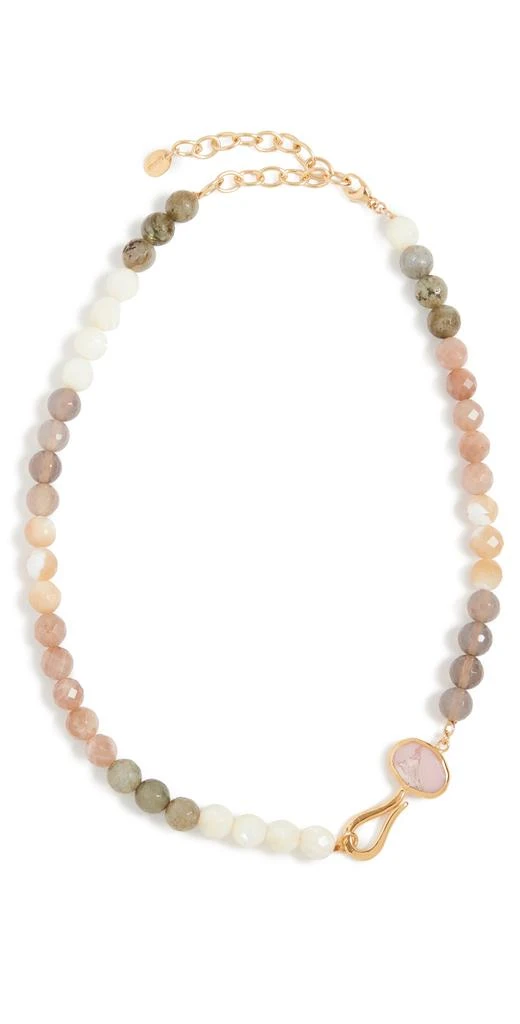 商品Chan Luu|Chan Luu 18k 镀金宝石项链,价格¥734,第1张图片