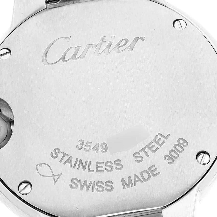 Cartier Silver Stainless Steel Ballon Bleu W69010Z4 Women's Wristwatch 28 mm 商品