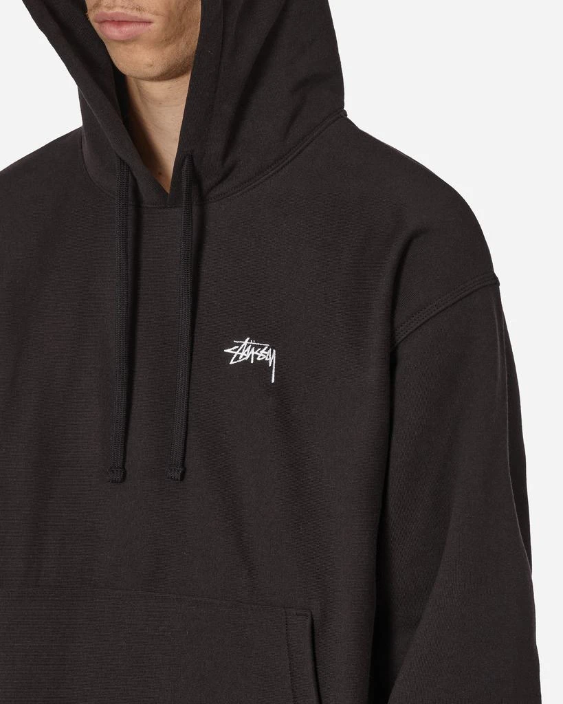 商品STUSSY|Stock Logo Hooded Sweatshirt Black,价格¥1047,第5张图片详细描述