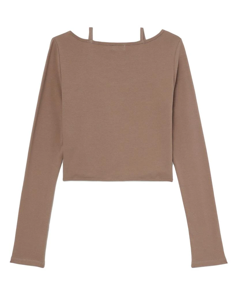 Cropped long-sleeve top 商品