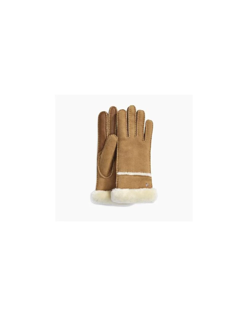 商品UGG|Ugg Sheepskin Seamed Tech Gloves Colour: Eucalyptus,价格¥1151,第1张图片