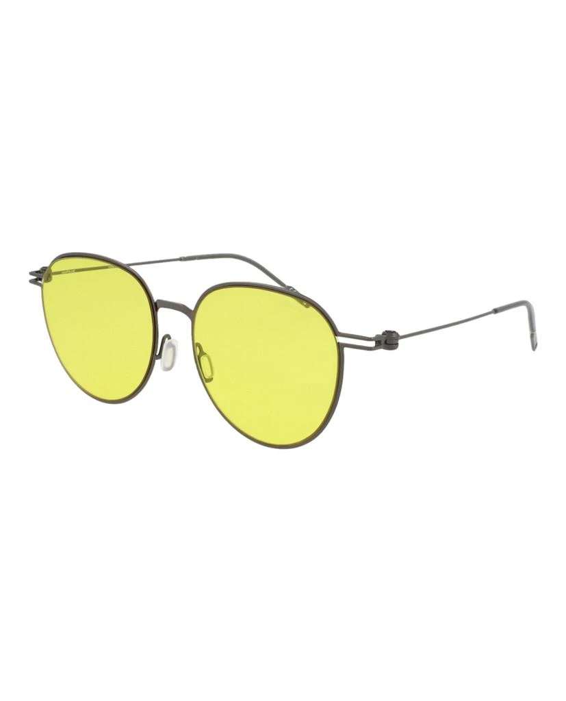 商品MontBlanc|Round-Frame Metal Sunglasses,价格¥742,第2张图片详细描述