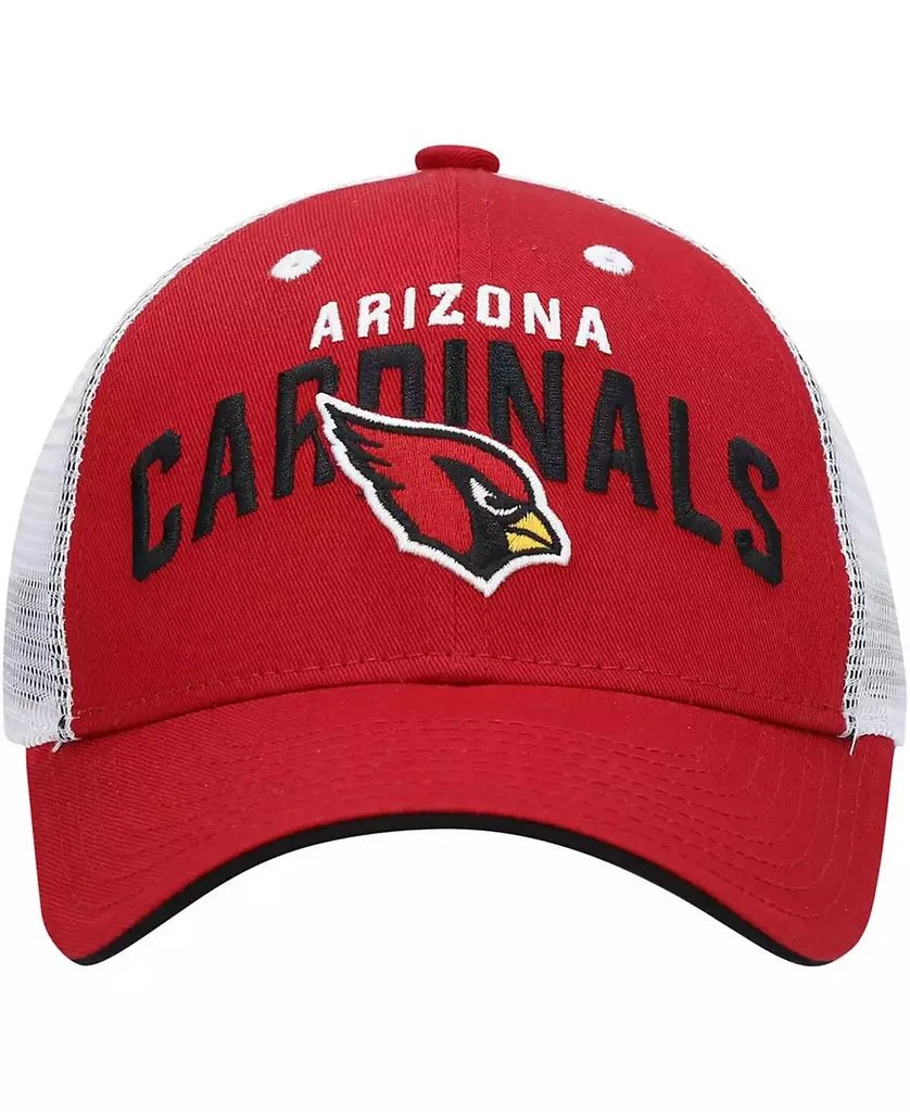 商品Outerstuff|Big Boys and Girls Cardinal, White Arizona Cardinals Core Lockup Snapback Hat,价格¥165,第4张图片详细描述