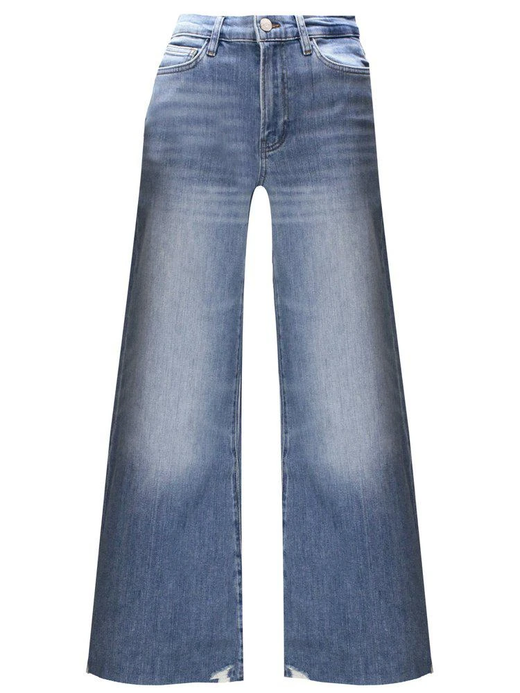 商品FRAME|Frame Raw-Cut Hem Cropped Jeans,价格¥1971,第1张图片