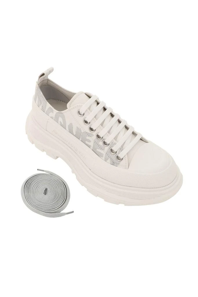 商品Alexander McQueen|TREAD SLICK LACE-UP SHOES,价格¥3682,第4张图片详细描述