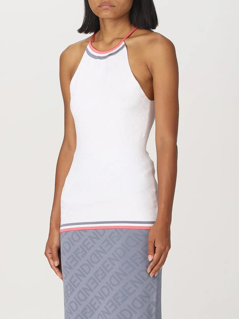 商品Fendi|Fendi viscose top with inlaid Fendi Mirror logo,价格¥3528,第4张图片详细描述