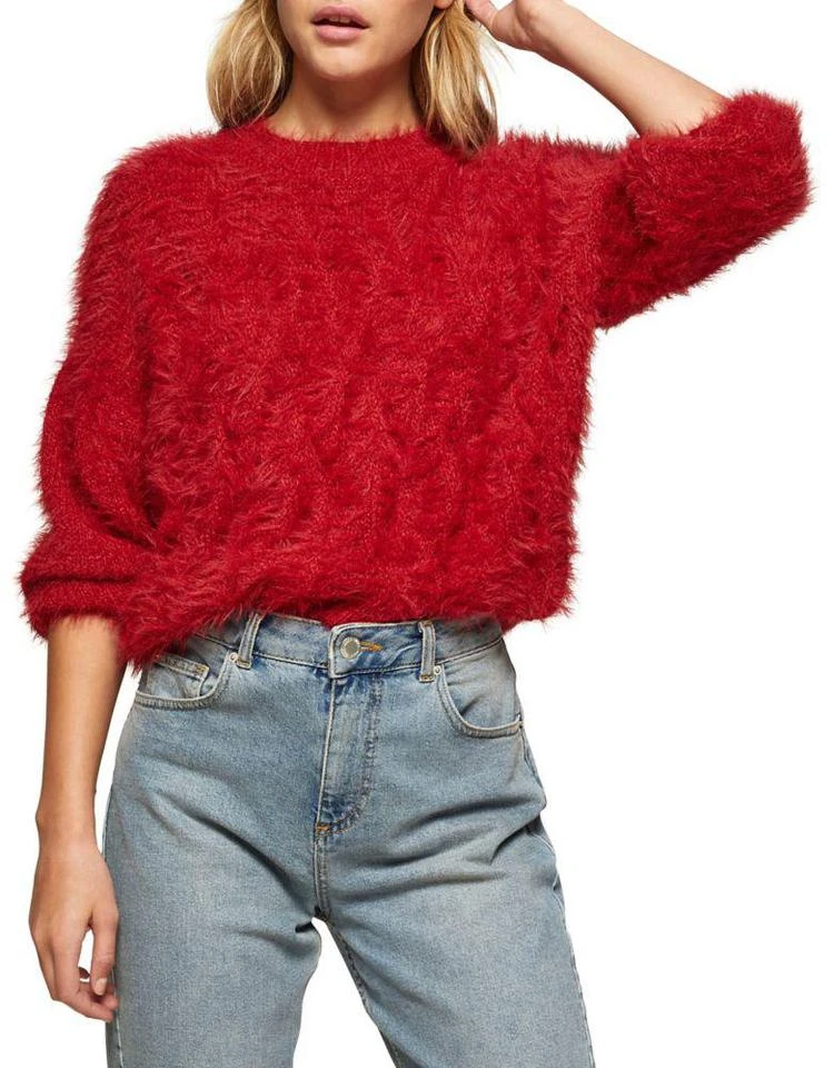 商品Miss Selfridge|Fluffy Cable Sweater,价格¥226,第2张图片详细描述