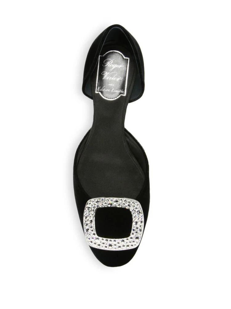 商品Roger Vivier|Swarovski Strass Embellished d'Orsay Flats,价格¥7312,第4张图片详细描述