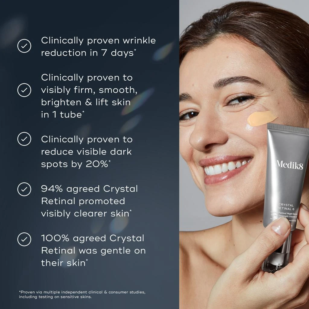 商品Medik8|Medik8 Crystal Retinal 10 Serum 30ml,价格¥454,第4张图片详细描述