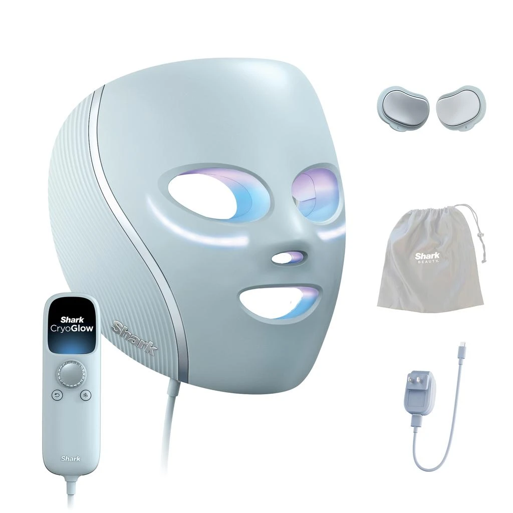 商品Shark|Shark Beauty CryoGlow Under- Eye Cooling + LED Anti-Aging & Skin Clearing Face Mask,价格¥2881,第1张图片