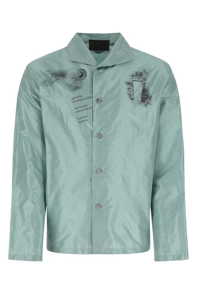 商品Prada|Prada Graphic Printed Buttoned Shirt,价格¥7282,第1张图片