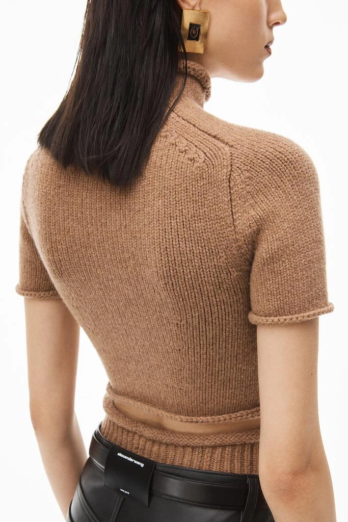 knit tee in boiled wool 商品