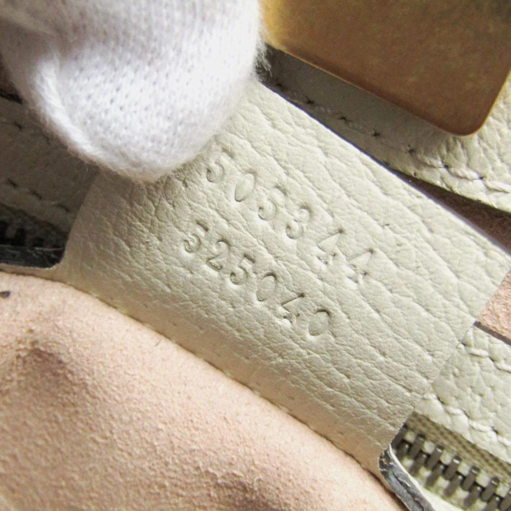 Gucci White Leather Sherry Line Totem Butterfly Shoulder Bag 商品
