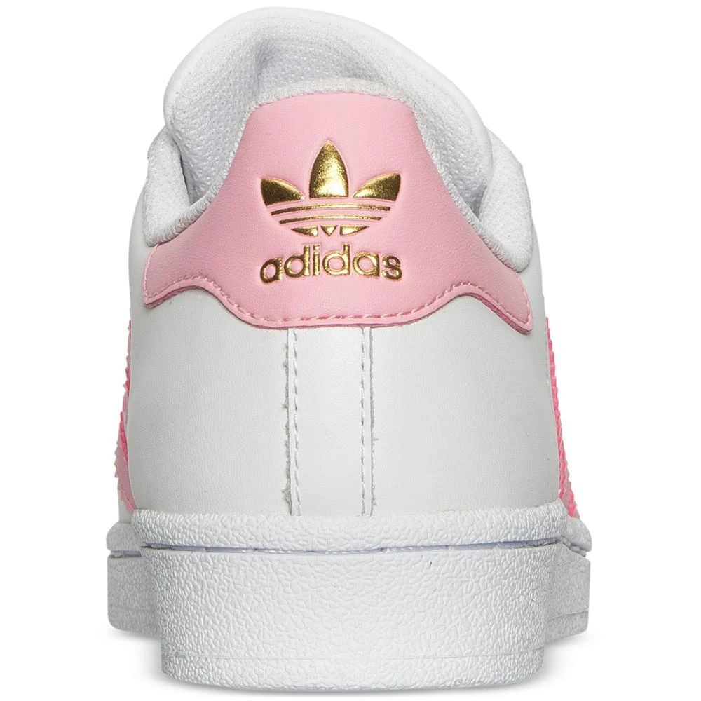 商品Adidas|Big Girls' Superstar Casual Sneakers from Finish Line,价格¥186,第5张图片详细描述