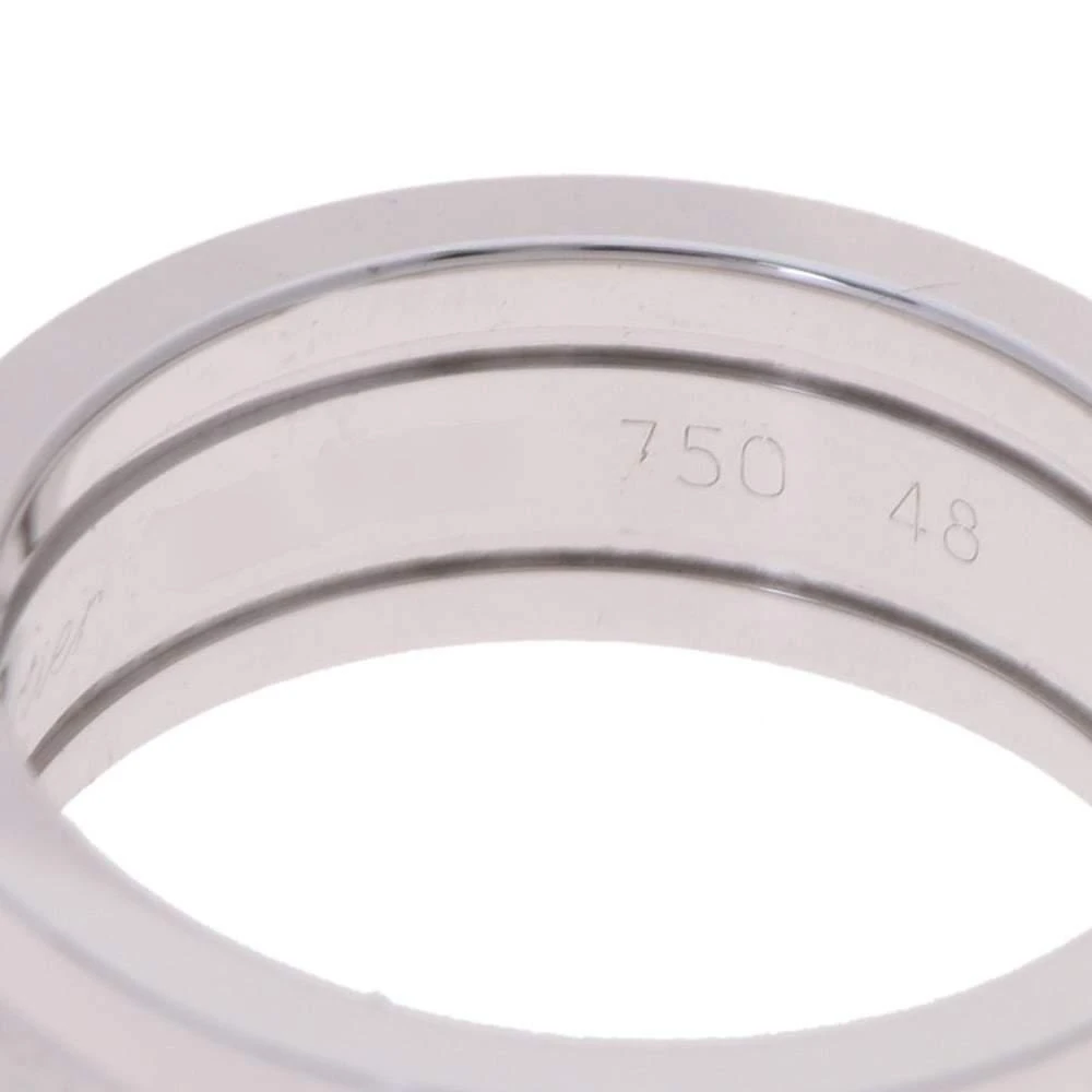 Cartier Vintage Double C 18K White Gold Ring EU 48 商品