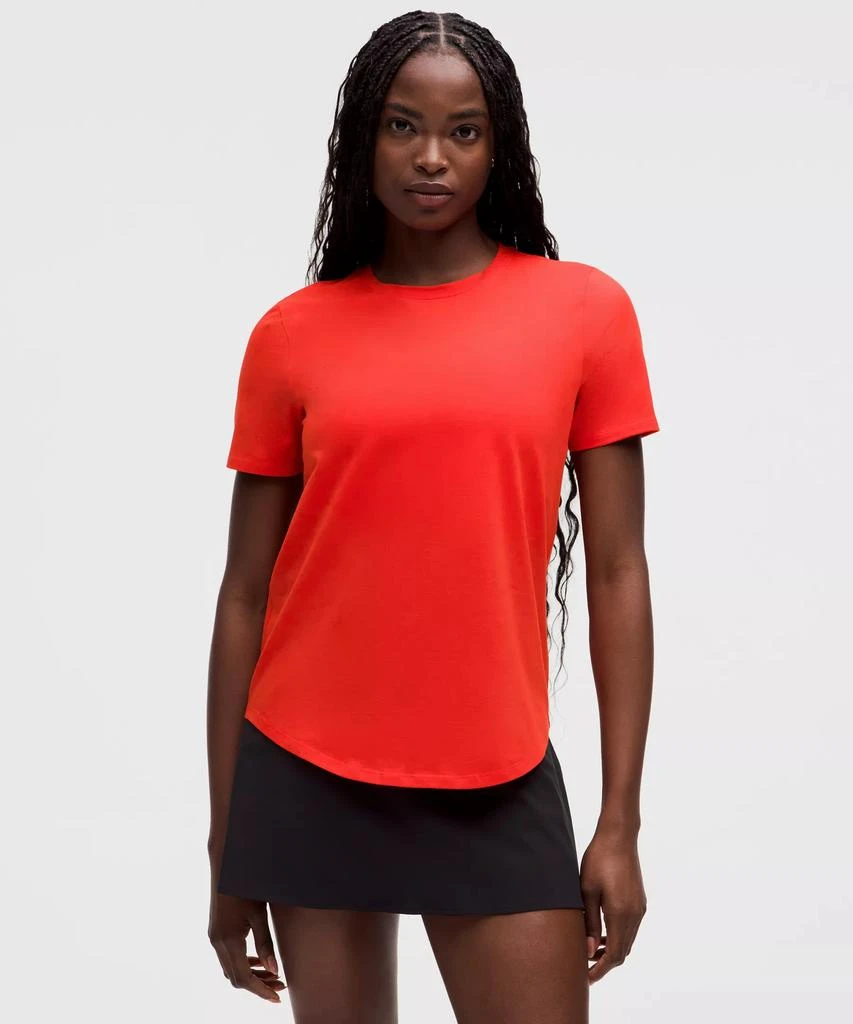 商品Lululemon|Love Curved-Hem Crewneck T-Shirt,价格¥281,第3张图片详细描述