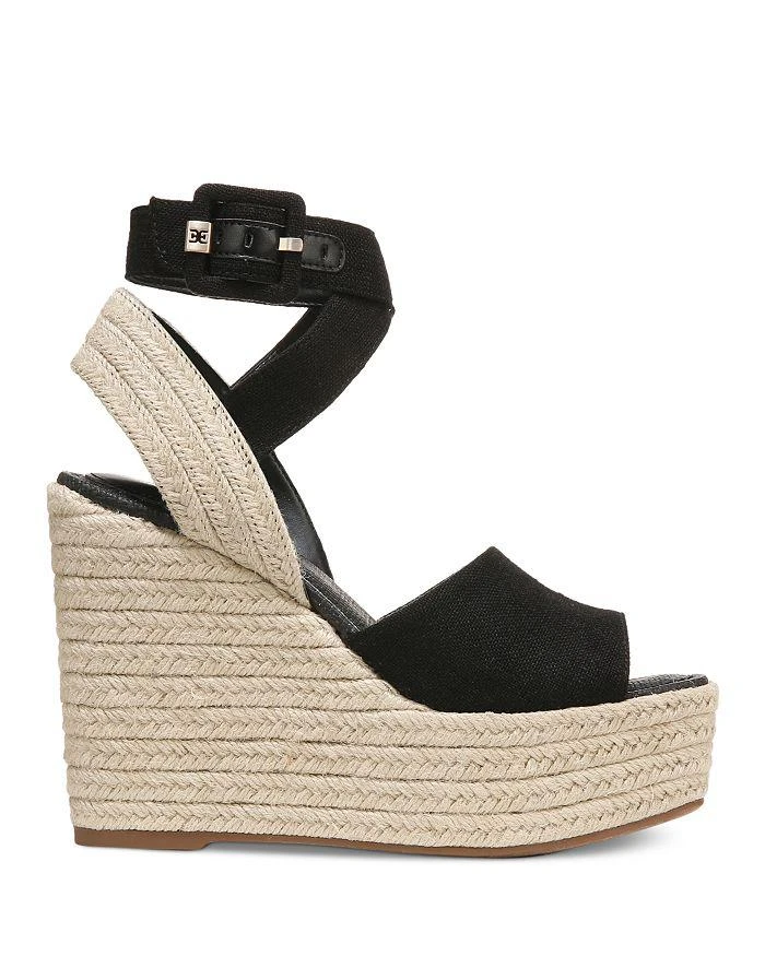 商品Sam Edelman|Women's Vada Square Toe Espadrille Wedge Heel Platform Sandals,价格¥354,第2张图片详细描述