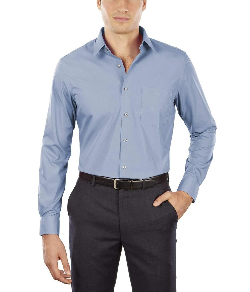 商品Van Heusen|Men's Dress Shirt Fitted Poplin Solid,价格¥165,第1张图片