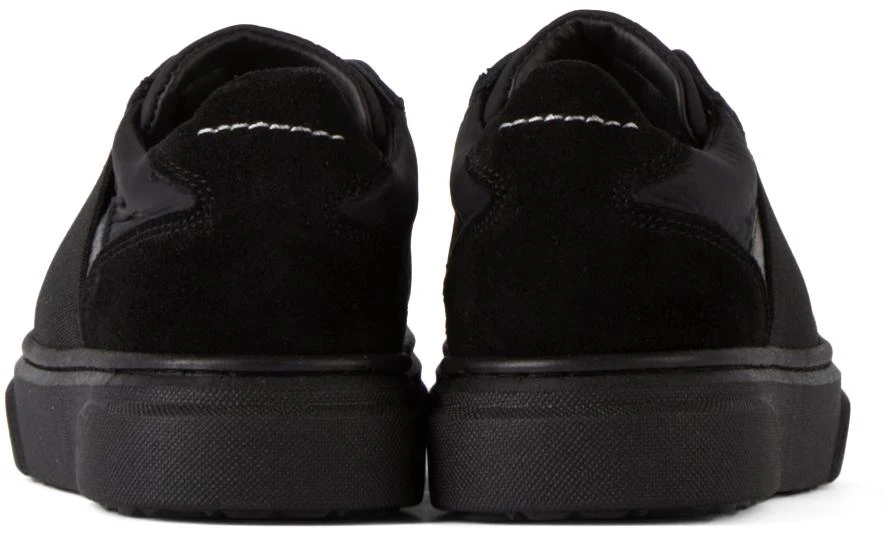 商品MAISON MARGIELA|Kids Black Logo Slip-On Sneakers,价格¥648,第2张图片详细描述