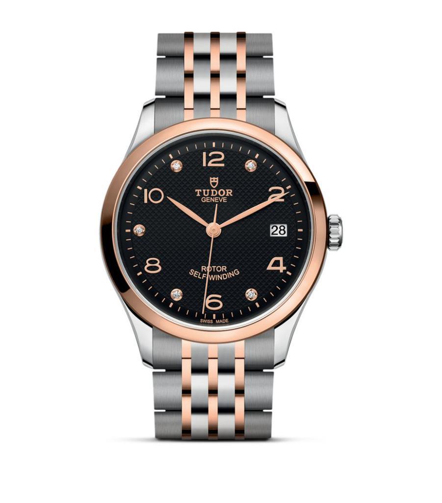 商品Tudor|1926 Stainless Steel, Rose Gold and Diamond Watch 36mm,价格¥24693,第1张图片