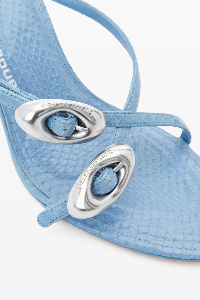 商品Alexander Wang|dome 85 water snake strappy slide sandal,价格¥1310,第4张图片详细描述