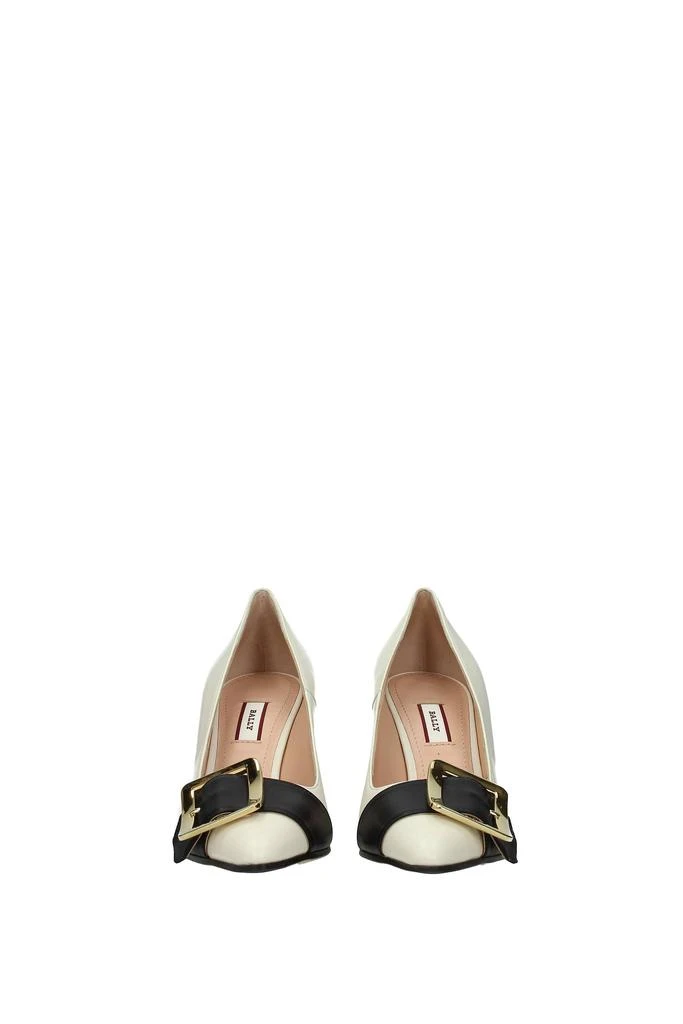 商品Bally|Pumps Leather Beige Black,价格¥1720,第3张图片详细描述