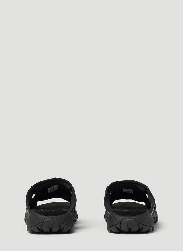 商品Alexander McQueen|S10 Striae Slides in Black,价格¥779,第4张图片详细描述