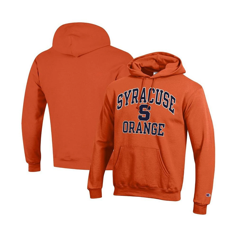 商品CHAMPION|Men's Orange Syracuse Orange High Motor Pullover Hoodie,价格¥449,第1张图片