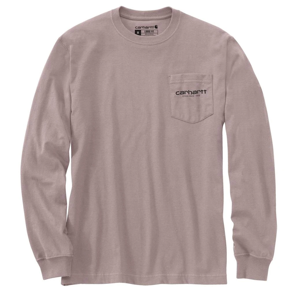 商品Carhartt|Loose Fit Heavyweight Long Sleeve Pocket C Graphic T-Shirt,价格¥222,第1张图片