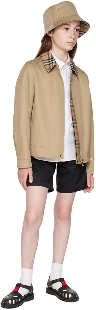 商品Burberry|Kids Beige Check Jacket,价格¥2171,第4张图片详细描述