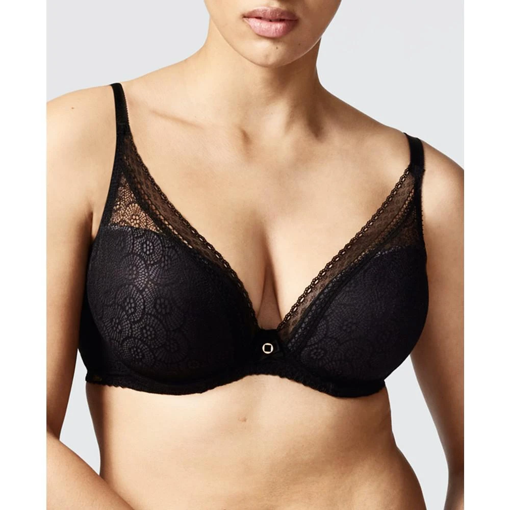 商品Chantelle|Festivite Lace Plunge Bra 3682, Online Only,价格¥374,第3张图片详细描述
